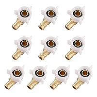 Pack of 2) EFIELD 1/2 Inch Pex X 7/8 Inch Toilet Ballcock Swivel Elbow Adapter, Brass Plumbing Fittings,(PEX1807311-2PCS Pack of 2) EFIELD 1/2 Inch Pex X 7/8 Inch Toilet Ballcock Swivel Elbow Adapter, Brass Plumbing Fittings,(PEX1807311-2PCS