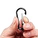 SAMLOO 30pcs Mini Aluminum Carabiner Spring Clip 2