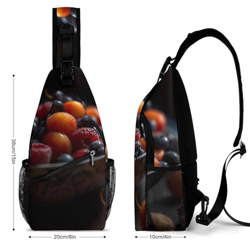 Mochila tipo bandolera Fresh Berries para deporte y casual miniatura 2