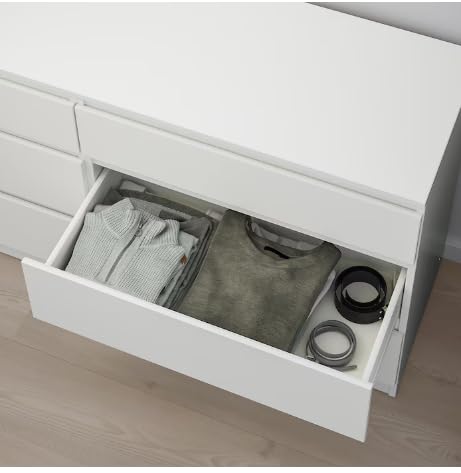 Image of Kullen Chest of 6 Drawers (White)
