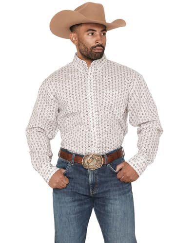 Wrangler (WSL Mens Sangria Print Classic Shirt