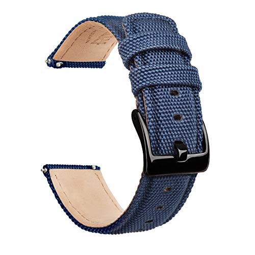 Image of Ritche Sailcloth Watch Band Quick Release Watch Strap Compatible with Samsung Galaxy Watch 6 Band Classic 43mm 47mm 40mm 44mmTimex / Seiko /Fossil /Citizen Watch Bands for Men Women