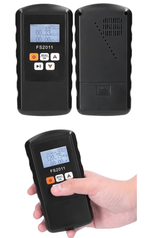 Contador Geiger FS2011 2 en 1 Detector de Radiación EMF portátil miniatura 2