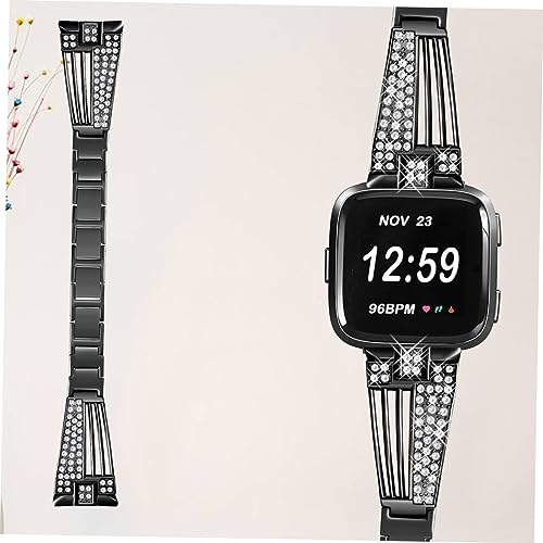 Bracelet de remplacement acier confortable noir BESTonZON - 6