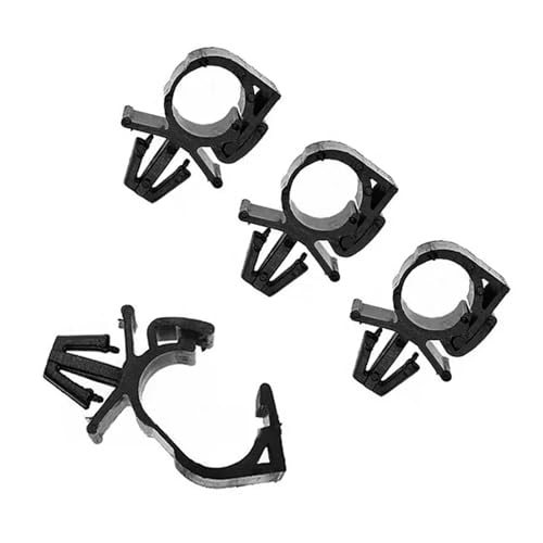 XBNVYRO 30個 10mm 車用配線ハーネス固定クリップ 自動車アクセサリー 結束バンド ケーブルバックル コルゲートパイプファスナー 多機能