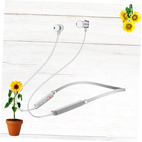 SUPVOX Fio Brancos Pendurados No Pescoço Fone De Ouvido Maquiagem Magnética Branco