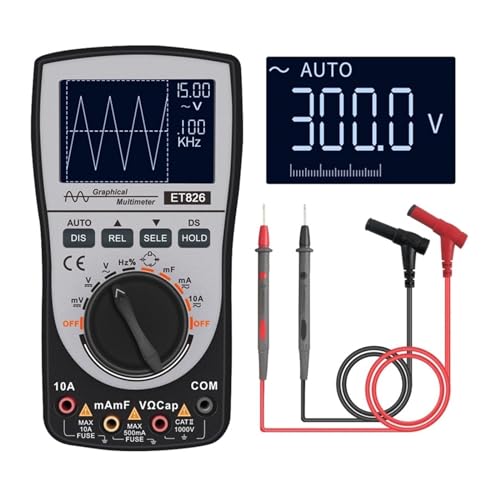 Oscilloscope numérique 2 en 1 avec multimètre LCD et testeur - 7