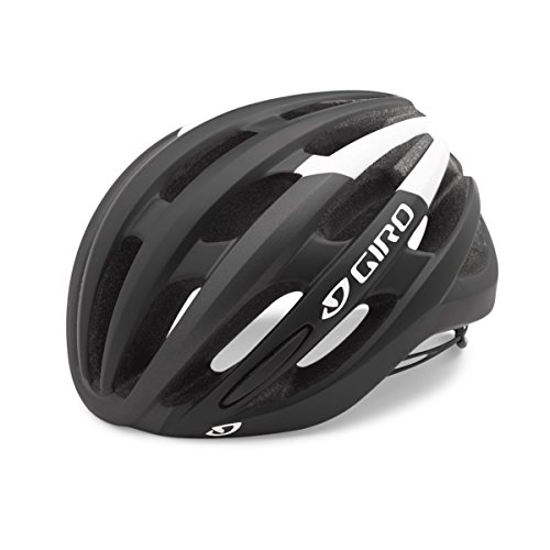 Giro Foray Adult Road Cycling Helmet - Matte Black/White (2019), Large (59-63 cm)