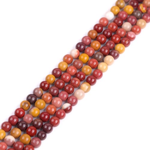 GEM-Inside Mookaite Jasper 6mm 15 Inch Strand for Jewelry Making