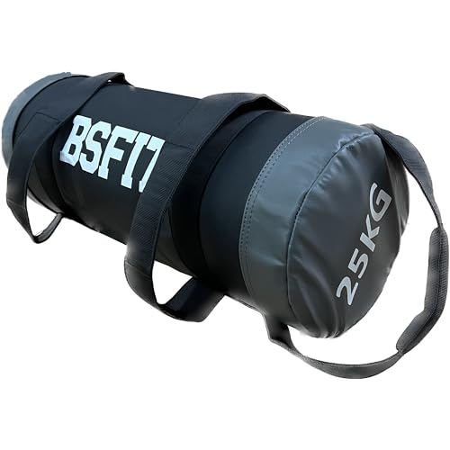 BSFIT Saco Cross 25kg Bolsa de Arena para Entrenamiento, Bolsa de Arena para Entrenamiento Pesado. Sacos de Arena Sandbag. (25 KG)