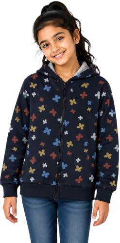 Image of T2F Girls Cotton Hooded Neck Sweatshirt