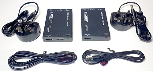 FOURKAY 1080p HDMI over TCP/IP Extender. 150m Range. HDMI Loop Out. IR Control Pass Back. Setup as One to One or One to Many - Image 3