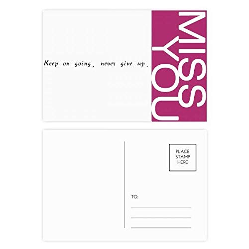 Citation Continuez tout carte postale inspirante pour transmettre de l'espoir