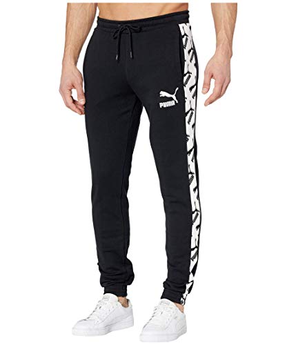 PUMA All Over Print T7 Track Pants Puma Black XL