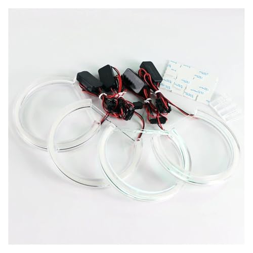 Kit halo para faros BMW E36 E46 E39 E38 estilo DTM acrílico cristal claro 6