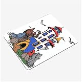 【Matériau Imperméable】Le revêtement imperméable du tapis souris le protège efficacement des éclaboussures de liquide. En cas de contact avec le revêtement, les gouttes d'eau glissent et le tapis se nettoie facilement avec un chiffon humide.