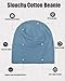 choshion Summer T-Shirt Cotton Slouchy Beanie for Women Men Fashion Style Soft Hipster Daily Hat Lightweight Skull Sleep Cap