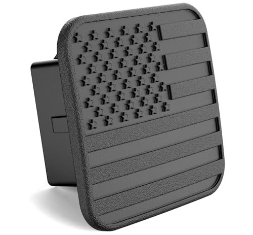 eVerHitch USA Black Flag Hitch Cover Plug (Black Flag, Fit 2' receivers)