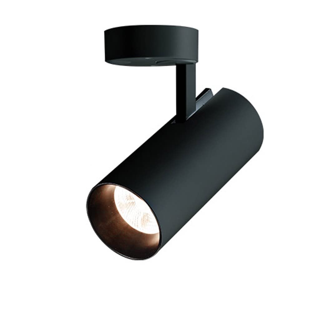 Plafonnier LED COB 20W foco de superficie negro 4000K para pasillo