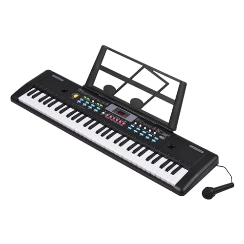 Électronique clavier Piano Piano Électrique 61 Touches, Microphone D’orgue Électronique, Musique Numérique, Clavier Électronique, Double Haut-parleurs Stéréo Intégrés - Les Beatles, Paul McCartney, John Lennon, RIngo Starr, George Harrison Électronique clavier Piano Piano Électrique 61 Touches, Microphone D'orgue Électronique, Musique Numérique, Clavier Électronique, Double Haut-parleurs Stéréo Intégrés