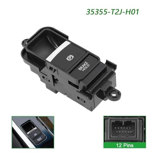 Interruptor de Freno Mano Eléctrico 35355T2JH01 de Alta Sensibilidad 2