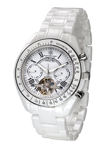 Preisvergleich Produktbild Mathis Montabon Herrenuhr Rêve en céramique weiß