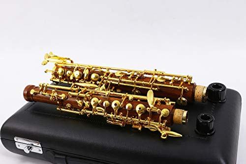 image for Yinfente Professional Oboe C key left F Resonance semi-automatic Rosew