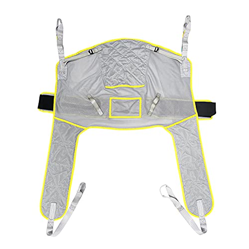 XFNVXC Mesh Full Body Toileting Sling Equipment, Patient Lift Toileting Mesh Sling Mobility Patient Transport Belt for Toilet Use,Assist The Patient to Get Up
