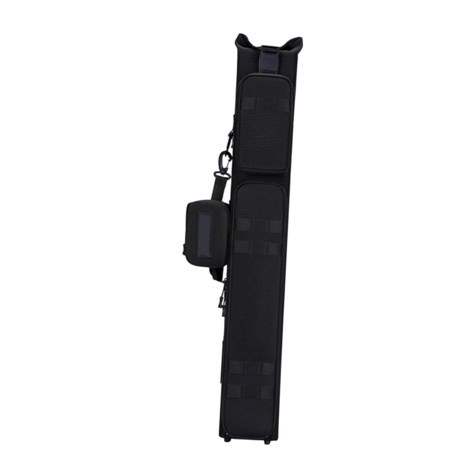 Colaxi Billiards Pool Cue Storage Case Protect Pouch Soft Carrying Wear Resistant Gift Adjustable Shoulder Strap 1/2 Cue Storage Case Storage Bag, 7 Holes