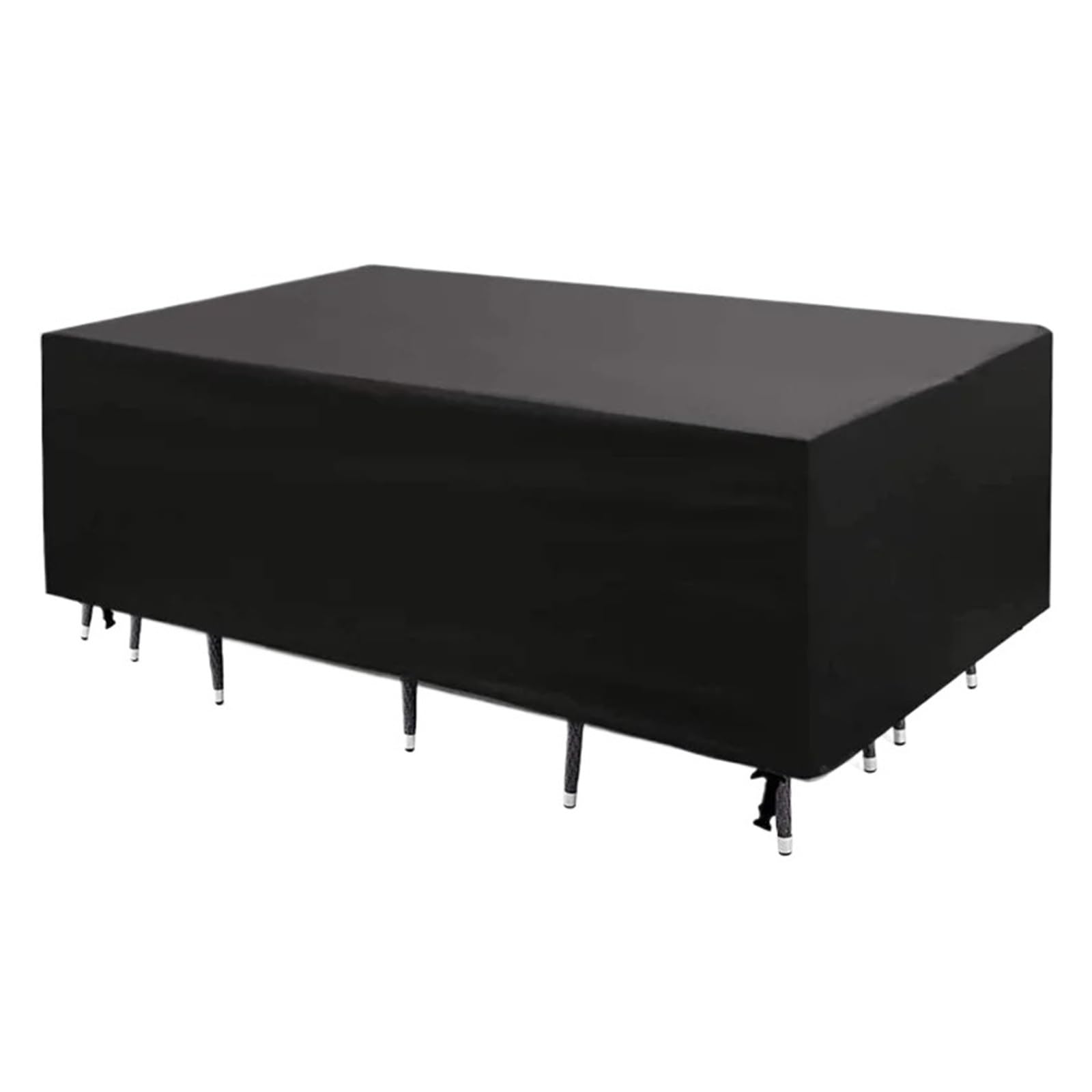 Garden Furniture Cover Garden Terrace Furniture Cover Rain Snow Dust Waterproof Table Sofa Chair Protector(Black,230x165x80cm)