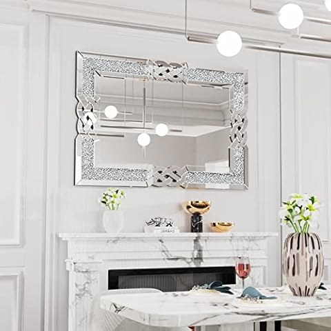 Artloge Dekorative Wandspiegel Rechteckig Spiegel Cover