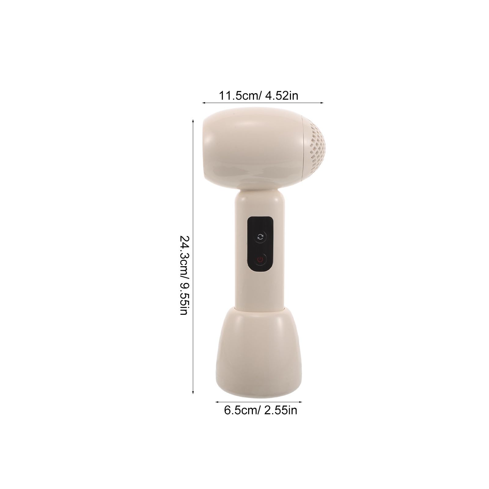Mipcase Secador de Pelo Inalámbrico Temperatura Constante Material Abs para Ñiño Ligero y Portátil Adecuado para Camping y Uso en Dormitorio