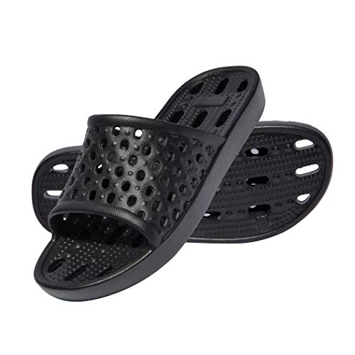 Image of WOTTE Shower Sandals Women Quick Drying Bath Slippers Non Slip Dorm Shoes