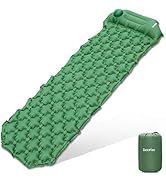 Sleepingo Tapis de couchage pour camping – Tapis de couchage ultraléger pour camping, randonnée, matelas gonflable et compact (bleu