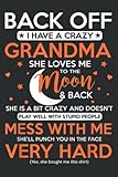 Photo Gallery back off i have a crazy daughter she loves me gifts: lined journal notebook, memo diary subject planner, for travelers, students, office - 6" x 9", 100 pages Photo Gallery back off i have a crazy daughter she loves me gifts: lined journal notebook, memo diary subject planner, for travelers, students, office - 6" x 9", 100 pages