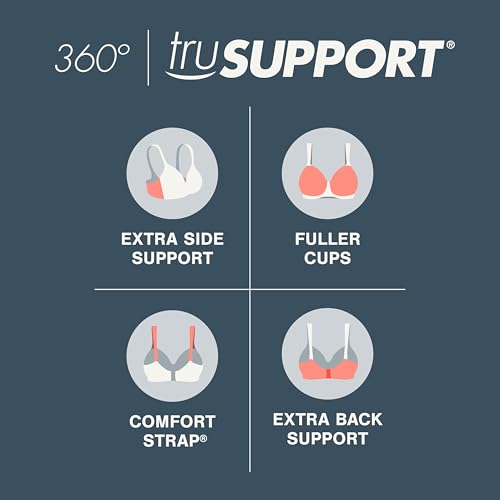 Image of Playtex Women's Wireless Bra, 18 Hour Plus-Size Bras Available, Ultimate Lift, Moisture-Wicking, Single or 2-Pack