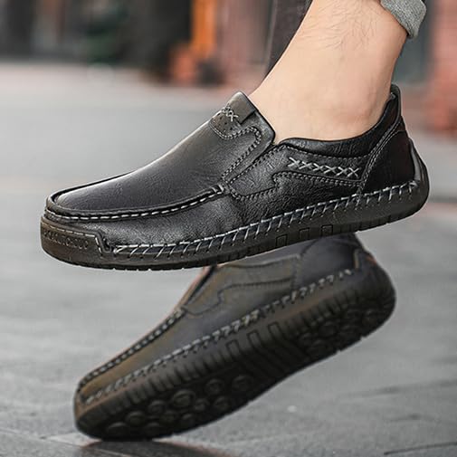 Image of Coramtty Mens Loafers Casual Slip on Shoes Business Moccasins Lightweight Refreshing Classic Slippers Walking Driving Travelling Outdoor