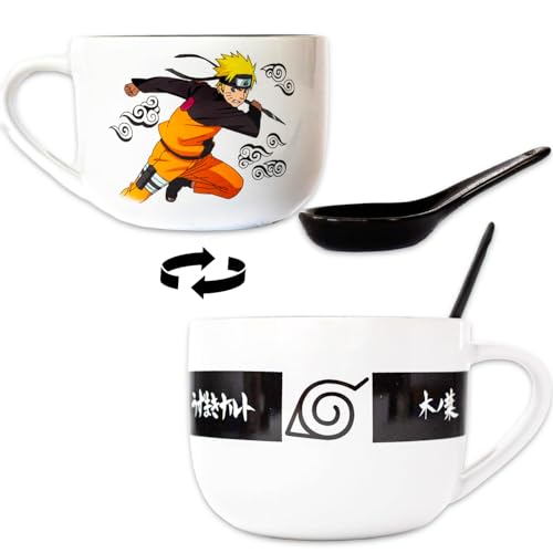 Set de decoración para el hogar Naruto con porta ramen aislado y taza miniatura 7