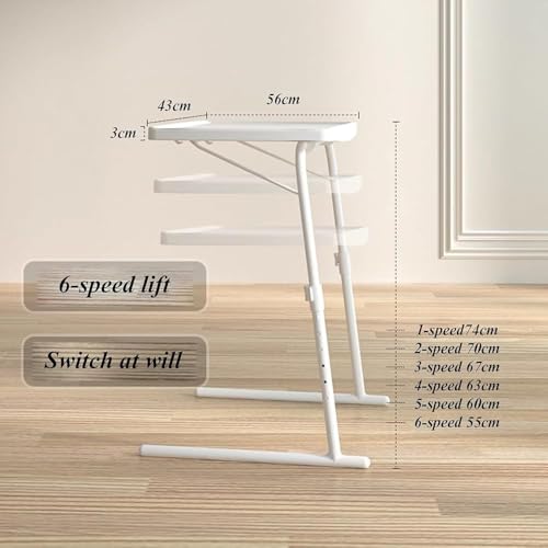 Table d'ordinateur portable en forme de C pour lit et canapé