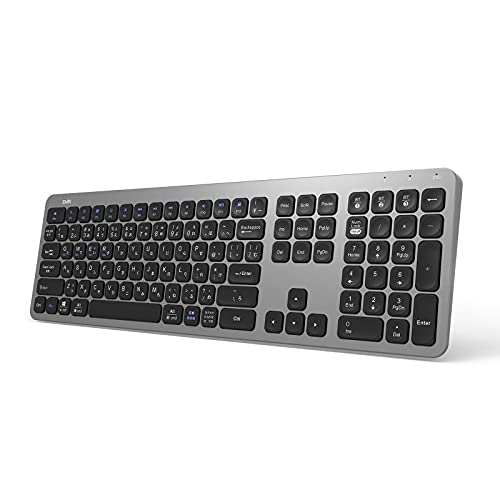 Ewin ワイヤレスキーボード Bluetooth キーボード 無線 テンキーレス 日本語配列 Android/Mac/Windows/IOS四つのシステムに対応 同時に3台接続可能 スマホ iPad パソコン用 電池式 静音 薄型 日本語マニュアル 一年保証付き (110キー&グレー) Ewin ワイヤレスキーボード Bluetooth キーボード 無線 テンキーレス 日本語配列 Android/Mac/Windows/IOS四つのシステムに対応 同時に3台接続可能 スマホ iPad パソコン用 電池式 静音 薄型 日本語マニュアル 一年保証付き (110キー&グレー)