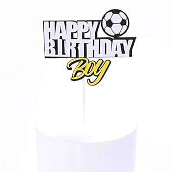 サッカー選手飾り Amazon.co.jp: ケーキトッパー お誕生日 飾り サッカー 男の子 6