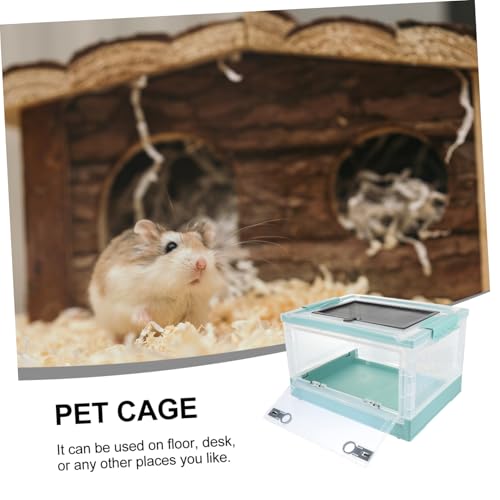 Cage pliable pour petits animaux et maison isolante bleue pour le salon ou le voyage