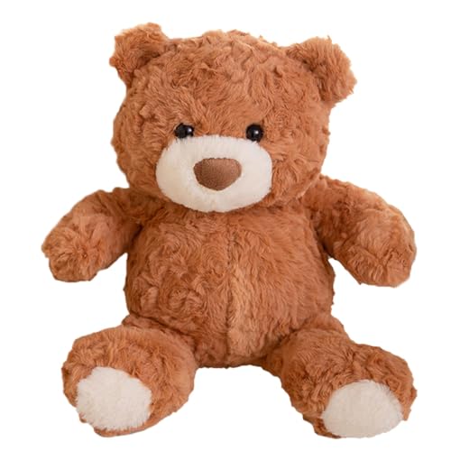 Osos de peluche tiernos - Oso de peluche, adorables ositos de peluche abrazables | Peluche suave de animales marrones/rosas para niños, niñas, niños, decoración de la habitación, ideas de regalo