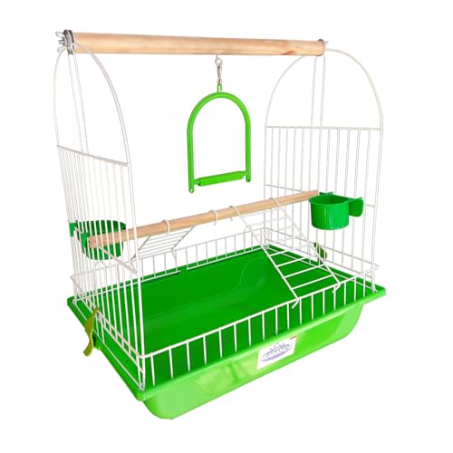 Bragança, Parquinho Dobrável Gaiola Viveiro Calopsitas Cor:Verde