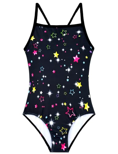 Image of Girls Swimsuits One-Piece Bathing Suits Multicolor Kids Sport Summer Beach Swimwear for 2-10 Years Old