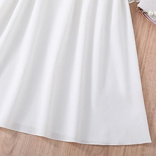 Toddler Girls Dress Cotton Linen Ruffle Sleeveless Kids Casual Party Dresses Summer Beach Sundress Clothes4