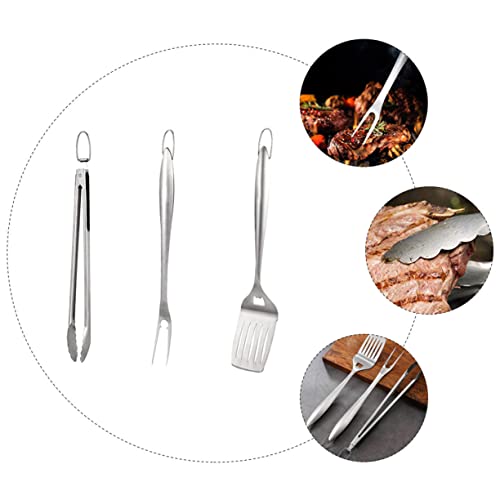 Kit de utensilios para parrilla de acero inoxidable Levemolo miniatura 4