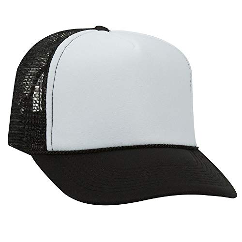 Image of OTTO Polyester Foam Front 5 Panel Pro Style Mesh Back Trucker Hat