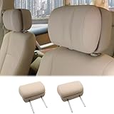 2008-2023ランドクルーザー200プラド150に適しています。 Lc150 LC200 オフロード用ヘッドレスト，快適なメモリーフォームのネックピロー，内部アクセサリー， (2010-2017 LC150 ベージュ)