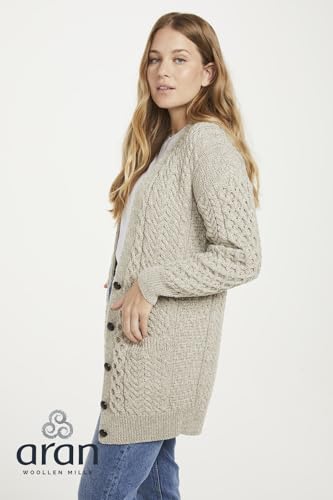 Ireland 100% Supersoft Merino Wool Boyfriend Cardigan Long Sleeve for Women2